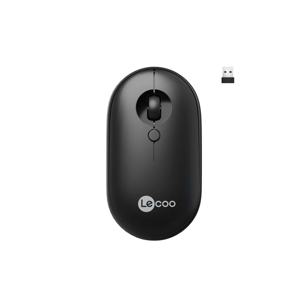 Lecoo WS212 Kablosuz 1600DPI 4 Tuşlu Optik Mouse Siyah
