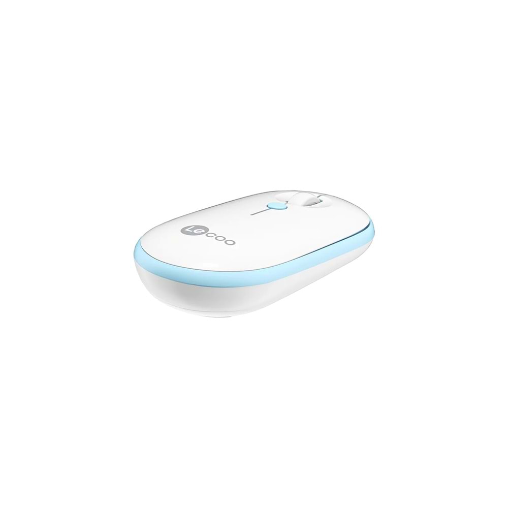 Lecoo WS212 Kablosuz 1600DPI 4 Tuşlu Optik Mouse Beyaz & Mavi