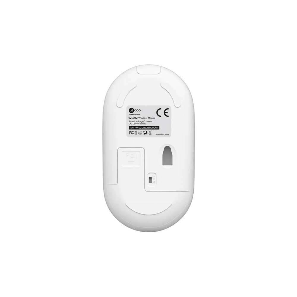 Lecoo WS212 Kablosuz 1600DPI 4 Tuşlu Optik Mouse Beyaz & Mavi
