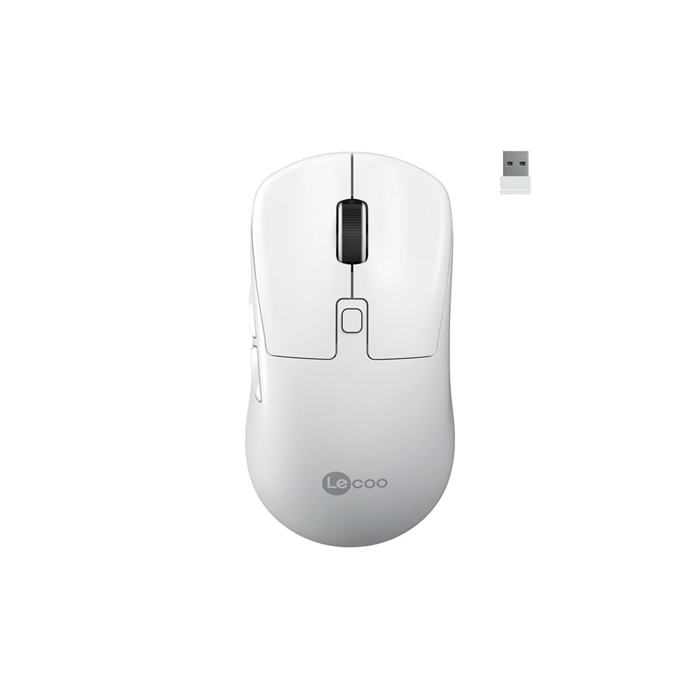 Lecoo WS216 Kablosuz 1600DPI 7 Tuşlu Optik Mouse Beyaz