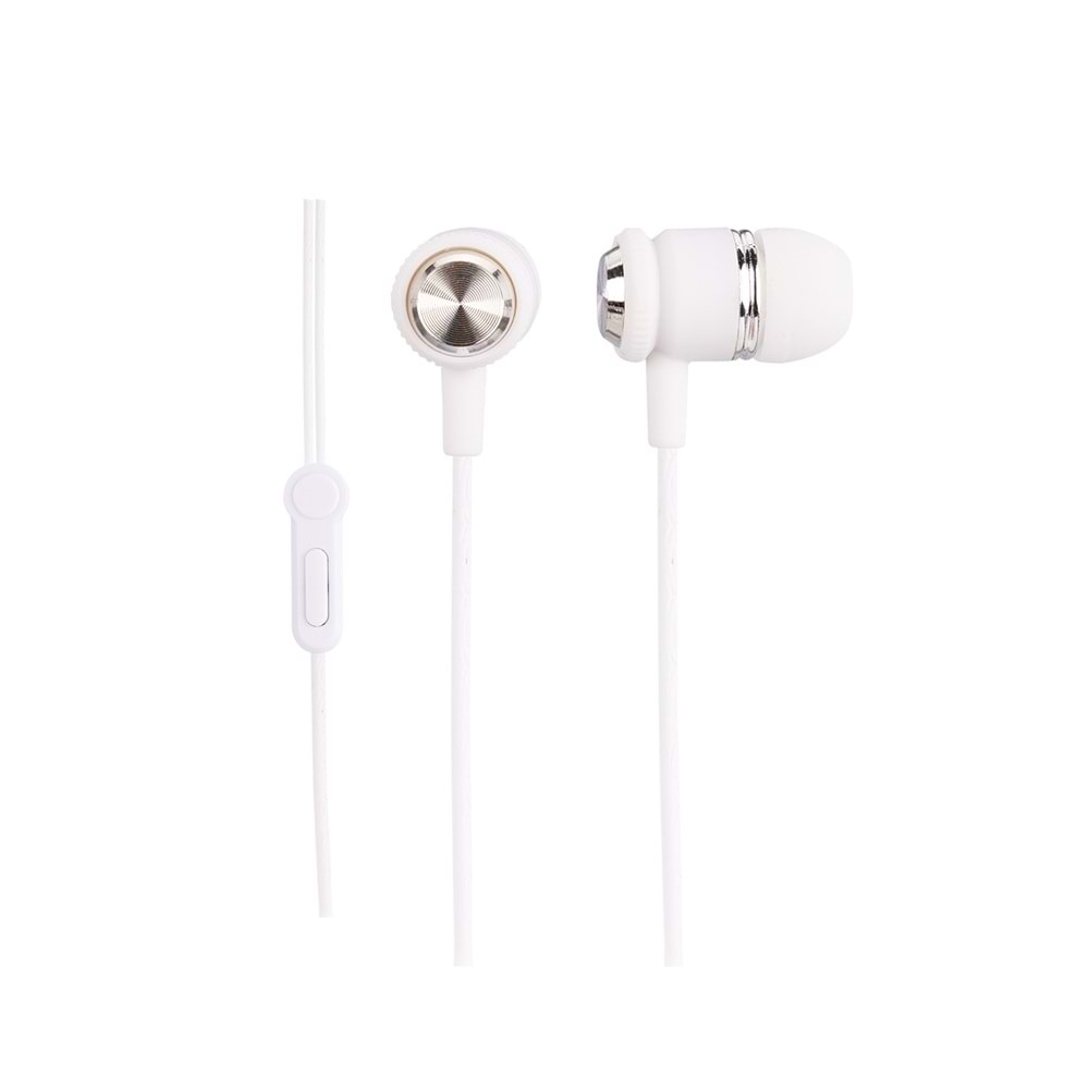 Hytech HY-XK24 20li Set 8*Beyaz 6*Siyah 3*Mavi 3*Kırmızı Kulak İçi Mikrofonlu Kulaklık