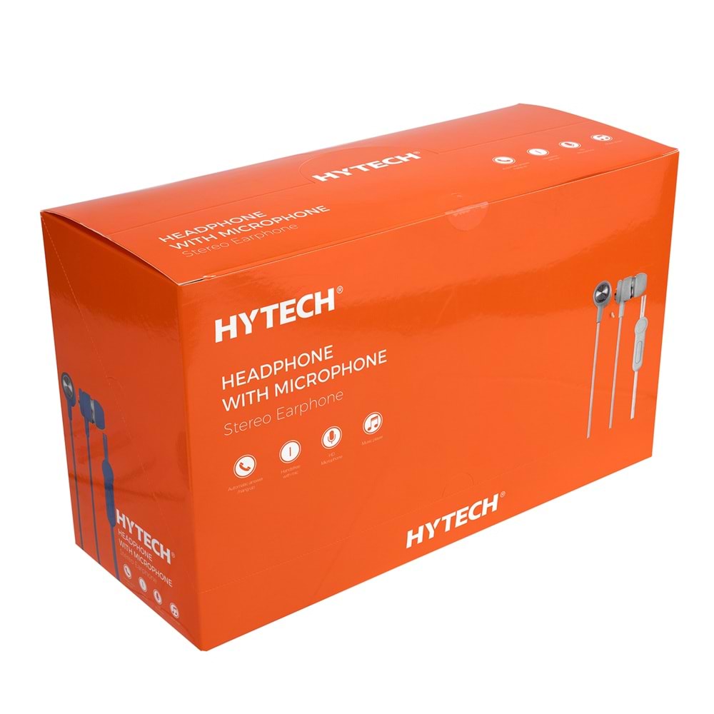 Hytech HY-XK24 20li Set 8*Beyaz 6*Siyah 3*Mavi 3*Kırmızı Kulak İçi Mikrofonlu Kulaklık
