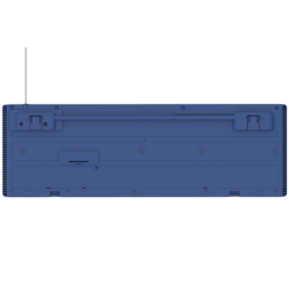 Everest KB-74 Beyaz/Mavi USB Rainbow Aydınlatmalı Q Membrane