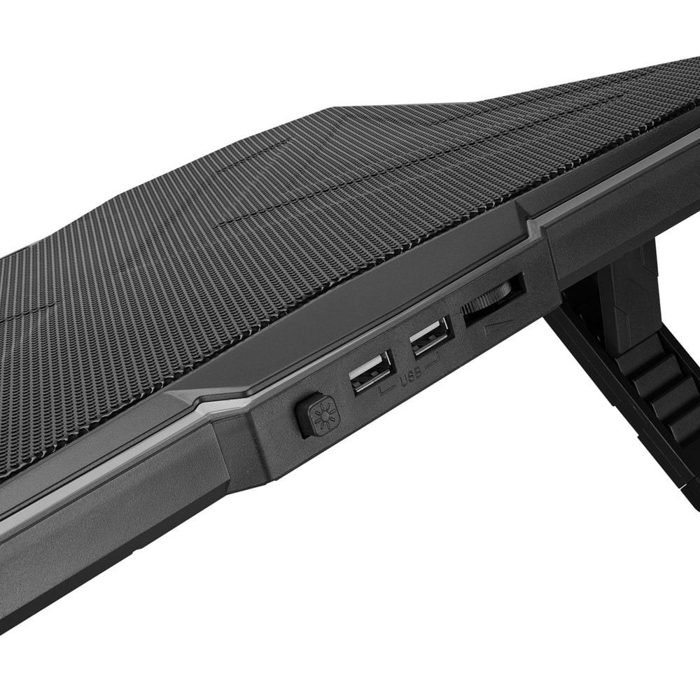 Rampage AD-RC8 SHOWY Siyah 180mm Fan 15 -17 RGB Işıklı Notebook Soğutucu Stand