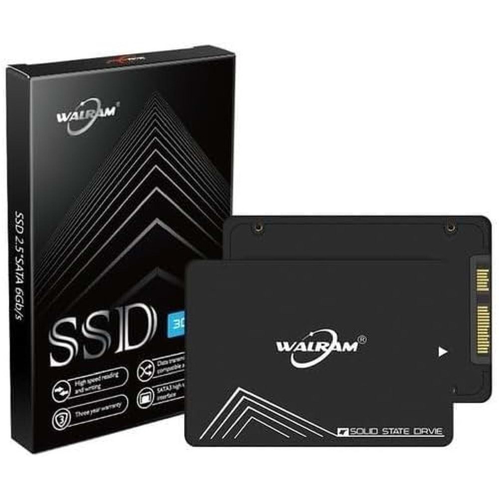 Walram 240gb 560/500 Mbs Okuma Yazma Hızı Sata3 3D TLC Nand SSD