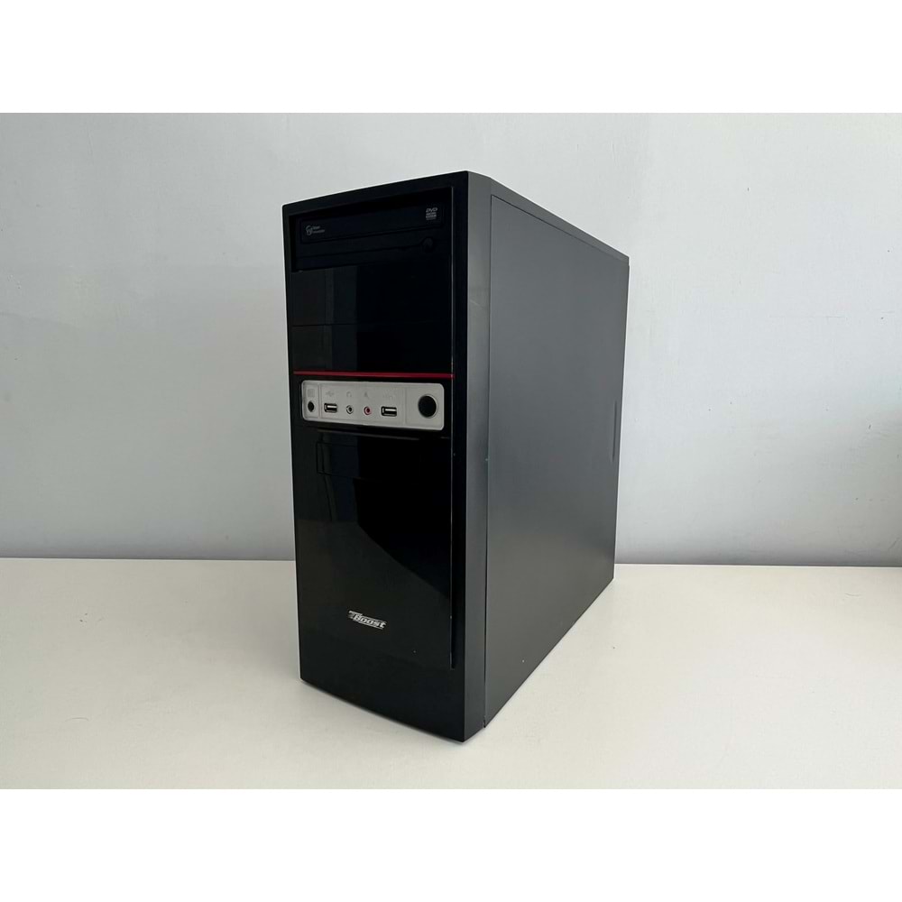 Power Boost ATX Mid Tower Siyah Boş Bilgisayar Kasası