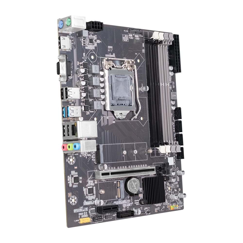 Turbox WorkTeam B85(H81) Sata M2 DDR3 1600MHz Usb 3.0 Vga Hdmi Ses Lan 1150P 4.Gen Anakart