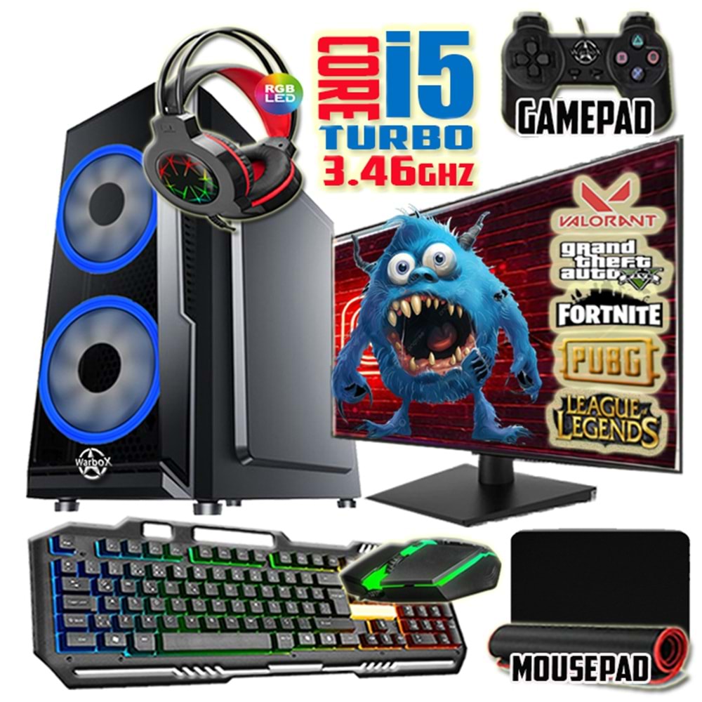 WarboX CAMER i7 Turbo:3.90ghz 16gb Ram 240gb Ssd 250gb Hdd R7 240-4gb E.kartı 24