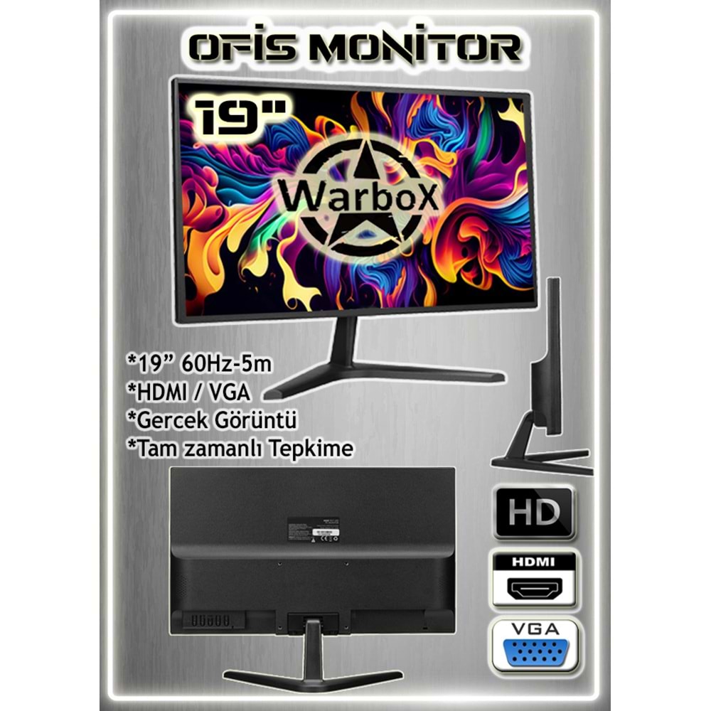 WarboX Çepni Intel® Core-i3 2100 16gb Ram 240gb 19
