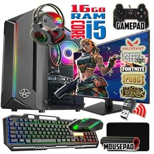WarboX BAGEN i5 Turbo:3.40ghz 16gb Ram 250gb Ssd 250gb Hdd R7 240-4gb E.kartı 19