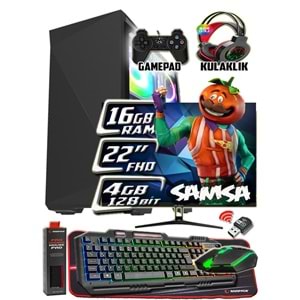 WarboX Samsa i5 4570s 16gb Ram 256gb Ssd 250gb Hdd R7 240-4gb E.kartı 22