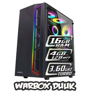 WarboX Duuk i5 4570s 16gb Ram 256gb Ssd R7 240-4gb E.kartı Gaming Bilgisayar