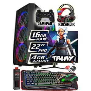 WarboX Talay i5 3350p 16gb Ram 256gb Ssd 250gb Hdd R7 240-4gb E.kartı 22