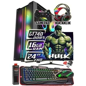 WarboX HULK GT740 DDR5 Ekran Kartı Xeon X5650 16gb Ram 256gb Ssd 250gb Hdd 24