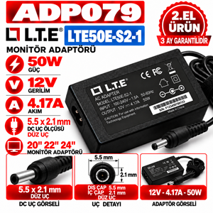 L.T.E LTE50E-S2-1 50W 12V 4.17A 5.5*2.1mm 2.EL 20