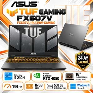 ASUS TUF Gaming FX607V Core 5 210H 16GB RAM 500GB M.2 NVMe SSD RTX 4050 16