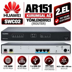 Huawei AR151 2.EL Kurumsal Ağ Yönlendirici (Router)