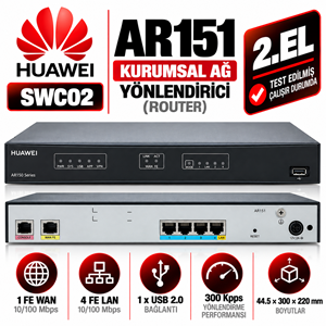 Huawei AR151 2.EL Kurumsal Ağ Yönlendirici (Router)