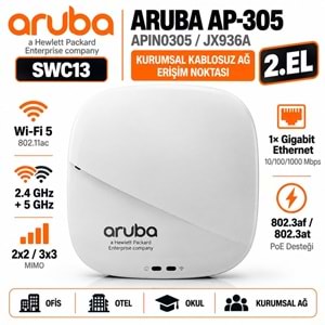 ARUBA AP-305 (APIN0305) 2.EL Kurumsal Kablosuz Ağ Erişim Noktası (Wi-Fi Access Point)