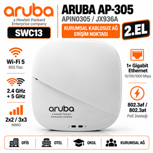 ARUBA AP-305 (APIN0305) 2.EL Kurumsal Kablosuz Ağ Erişim Noktası (Wi-Fi Access Point)