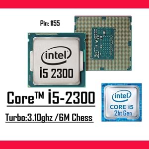 Intel® Core™ i5 2300 2.80 Ghz 6mb Cache Lga 1155p Tray Masaüstü Bilgisayar İşlemci