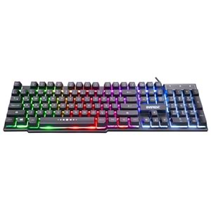 Everest Kb-X88 Blast Usb Gökkuşağı Aydınlatmalı Q Oyuncu Klavyesi Black