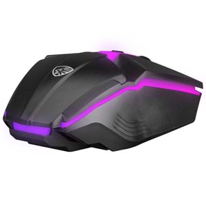 Hytech Hkm-x86 Quın Siyah Usb Gökkuşağı Zemin Aydınlatmalı Gaming Oyuncu Klavye Mouse Set