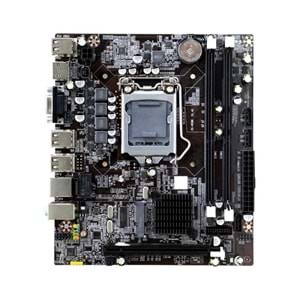 Turbox WorkTeam H55M Sata DDR3 1600MHZ usb 2.0 Vga Hdmı Ses Lan 1156p 1.gen Anakart