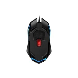 Hadron HDX3257 Mouse Kablolu Oyun USB Ledli 800/1600 Dpı 140CM - Siyah