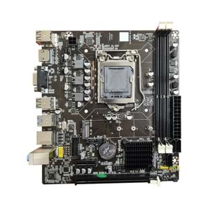 Turbox B75(H61) Sata,M2 Ddr3 1600MHz Usb 3.0 Vga Hdmi Ses G.Lan