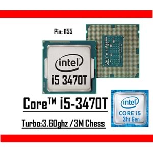 Intel® Core™ i5 3470T 3.60 Ghz 3mb Cache Lga 1155p Tray Masaüstü Bilgisayar İşlemci