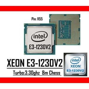 Intel® Xeon® E3-1230 V2 3.30Ghz 8mb Cache Lga 1155p Tray Masaüstü Bilgisayar İşlemci