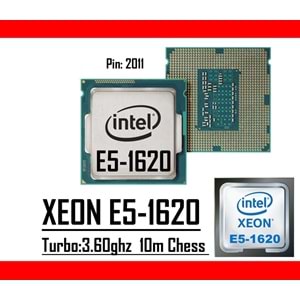 Intel® Xeon® E5-1620 3.60 GHz 10mb Cache Lga 2011p Tray Masaüstü Bilgisayar İşlemci