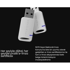 E-İmza 3 Yıllık / Usb Kolay Kullanım