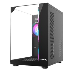 Turbox Teras Akvaryum Cam Tasarım 4XARGB Fan USB 3.0 ATX Oyuncu Bilgisayar Kasası