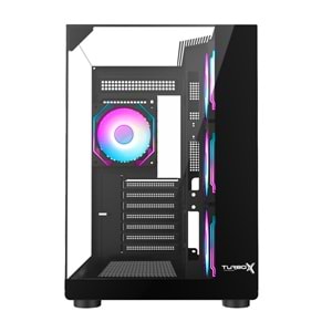 Turbox Teras Akvaryum Cam Tasarım 4XARGB Fan USB 3.0 ATX Oyuncu Bilgisayar Kasası