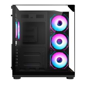 Turbox Teras Akvaryum Cam Tasarım 4XARGB Fan USB 3.0 ATX Oyuncu Bilgisayar Kasası