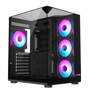 Turbox Teras Akvaryum Cam Tasarım 4XARGB Fan USB 3.0 ATX Oyuncu Bilgisayar Kasası