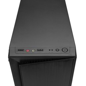 Everest BLAZON RGB Led Şeritli Akrilik Yan Panel M-ATX Mini-T Gaming Oyuncu Kasası