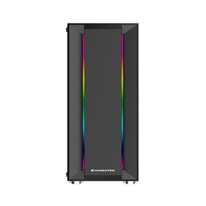 Xigmatek EN49974 HELIOS Temper Camlı 1*12cm Rainbow Led Şeritli Mid-T Gaming Oyuncu Kasası
