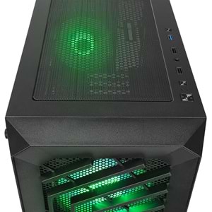 Rampage SPEAR Siyah 4*RGB Auto Fan ATX Mid-T Gaming Oyuncu Kasası