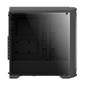 Zalman N5 MF 4 Adet RGB Fanlı Siyah Mesh Metal Panel Gaming Oyuncu Kasası