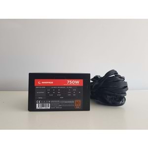 Rampage RMP750-80PB 750W v2 14cm Fan Siyah 80 Plus ( 80+ ) Bronze Sertifikalı Power Supply