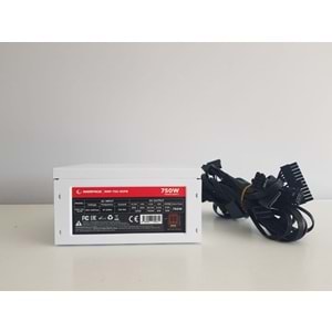 Rampage RMP750-80PB 750W v5 14cm Fan Beyaz 80 Plus ( 80+ ) Bronze Sertifikalı Power Supply