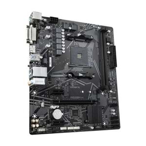 Gigabyte A520M H Sata,M2 Ddr4 5000MHz Usb 3.2 Dvi Hdmi Ses G.Lan AM4 Anakart