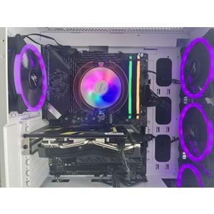 İntel İ5 10500 Turbo:4.50ghz 16Gb Ddr4 Ram 500Gb NVME Ssd + 500Gb Hdd AMD RX 580 DDR5 8gb 256bit E.Kartı RGB Gaming Bilgisayar ( 2 Yıl Garanti )