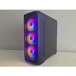 Ryzen 3 1300X Turbo:3.70ghz 16Gb Ddr4 Ram 256Gb NVME Ssd + 320Gb Hdd AMD RX 580 DDR5 8gb 256bit E.Kartı RGB Gaming Bilgisayar ( 2 Yıl Garanti )