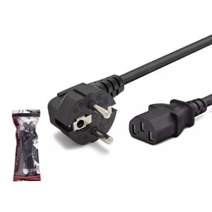 HADRON HDX5502 Kasa Güç Kablosu 28 Pin 0.75 mm 500W 1.5 m - Siyah