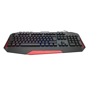 Rampage KB-RX7 ALPOR PRO Siyah USB RGB Aydınlatmalı Q Gaming Oyuncu Klavyesi