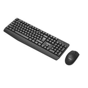Philips SPT6337B Kablosuz Türkçe Q Klavye & Mouse Set Siyah